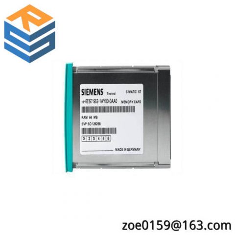 Siemens 6ES7952-1AS00-0AA0 RAM Memory Card for Industrial Control, 200 characters