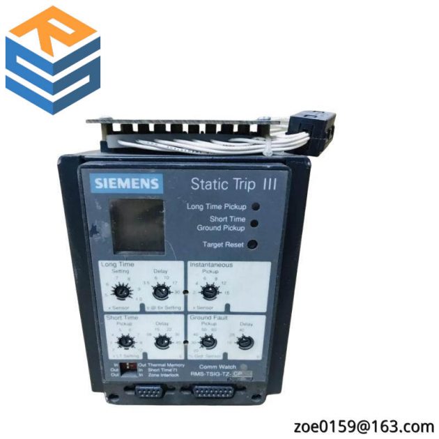 SIEMENS RMS-TSIG-TZ Static Trip - High Efficiency Power Control Module