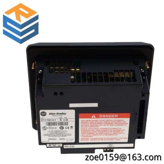 GE PanelView 2711-T6C1L1 Color/Touch RIO/RS-232 Printer, DC Power