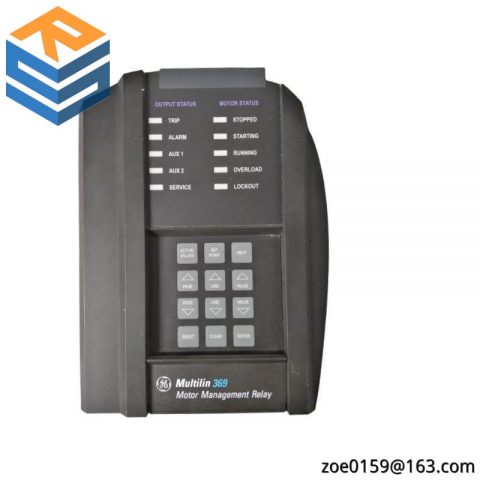 GE 369-HI-R-M-0-0 Motor Management Digital Relay - High-Performance Control for Medium-Sized Motors