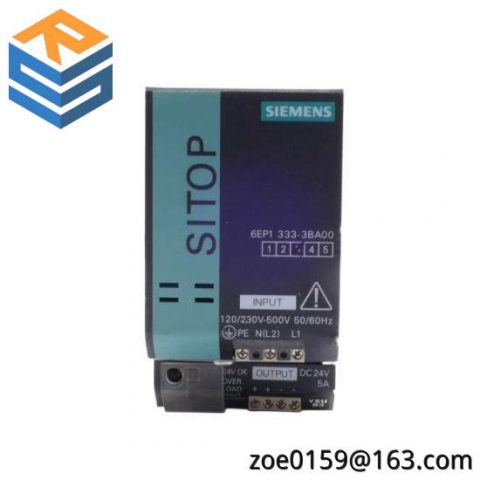 Siemens 6EP1 333-3BA00 Power Supply Module, High Efficiency for Industrial Control