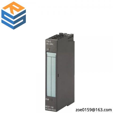SIEMENS 6ES7138-4CA50-0AB0 PM-E Power Modules: High-Performance Industrial Control Solutions