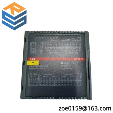 ABB PLC 07AI91 - Analog I/O Module, Designed for Industrial Automation