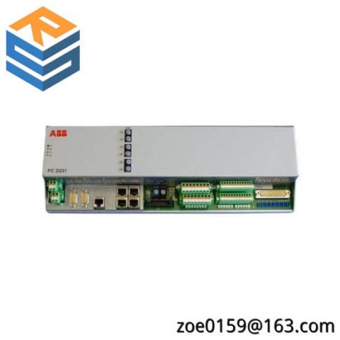 ABB 3BHE025541R0101 PCD231B Exciter Control Module; Manufacturer: ABB