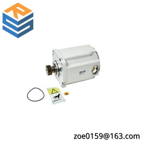 ABB 3HAC037163-003 Industrial Motor with Pinion, White RAL 9003
