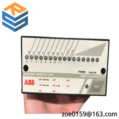ABB ICSE08B5 FPR3346501R1012 DCS Module: Advanced Control System Integration