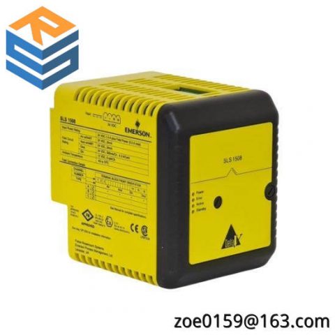 EMERSON SLS1508 KJ2201X1-BA1 12P3162X122 DeltaV SIS Smart Logic Solver for Advanced Process Control