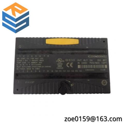 GE Fanuc IC200MDD845 Mixed 16-Point 24VDC Positive/Negative Logic Input/Relay Output Module