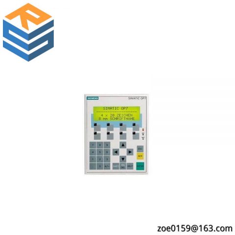 SIEMENS 6AV3607-1JC00-0AX1: High-Performance Operator Panel OP7/PP LC Display