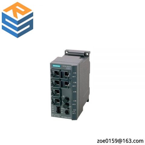 Siemens 6GK5206-1BB10-2AA3 Industrial Ethernet Switch, 6 x 10/100mbit/s RJ45 Ports