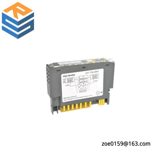 AB 1734-OE4C: 4-Channel Analog Current Output Module for Precision Control Applications