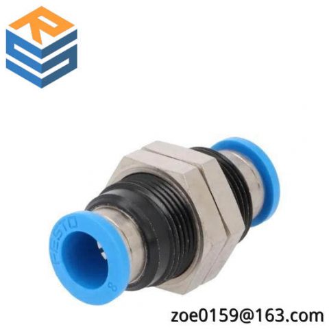 FESTO QSS-8 153159 Push-In Bulkhead Connector 8mm NOP - Industrial Automation Solution