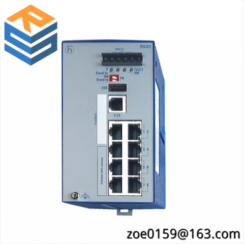Hirschmann RS20 - Industrial Ethernet Switch, Power over Ethernet, Compact Design, Robust Construction