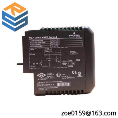 Emerson DeltaV VE4005S2B1 Analog Output Card - High-Precision Control for Industrial Automation