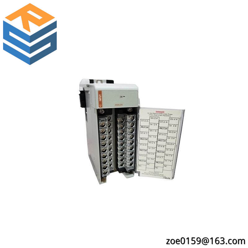 ab_1769-if8_input_module.jpg Allen-Bradley 1769-IF8 Analog Input Module, High Precision Industrial Automation Component